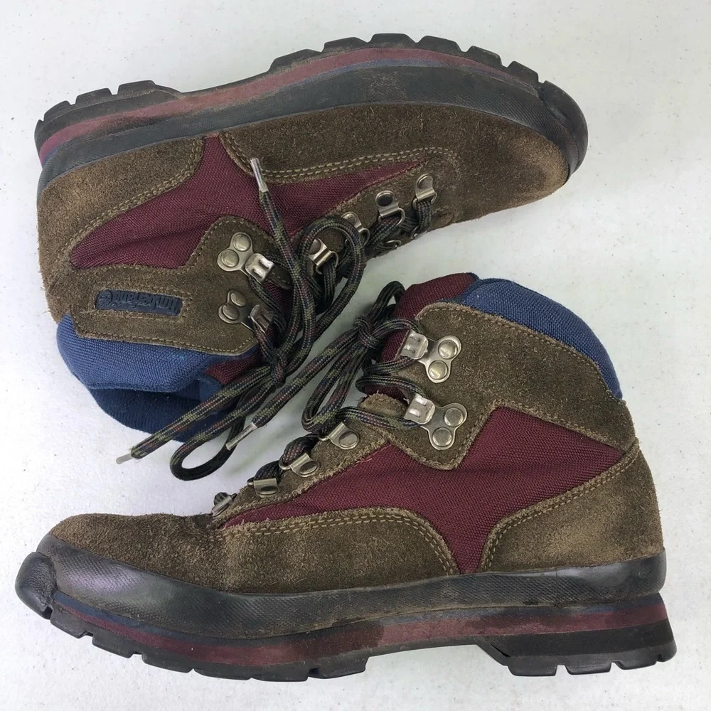 Timberland Suede Lace Up Boots Size 8.5M